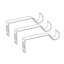 Set bastone per tenda allungabile (L120 - L210 cm / D16 mm) Ariane Bronzo