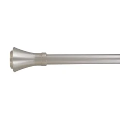 Set bastone per tenda allungabile (L120 - L210 cm / D19 mm) Brasserie Argento