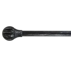 Set bastone per tenda allungabile (L120 - L210 cm / D19 mm) Touch of zen Nero