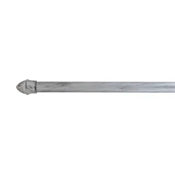 Set completo bastone tenda regolabile (85 a 135 cm) Bistrot Argento e nero