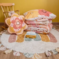 Set copripiumino e federa bambino in cotone (140 x 200 cm) Barbotine Multicolore