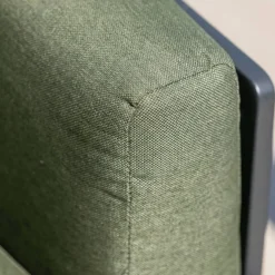 Set da giardino in alluminio 5 posti 5 pezzi Monte Carlo Grigio antracite e verde rosmarino