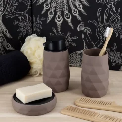 TENDANCE Accessori Bagno-Set di accessori bagno gomma Rubby