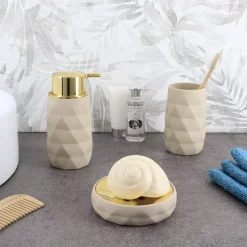 TENDANCE Accessori Bagno-Set di accessori bagno gomma Rubby