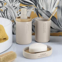 TENDANCE Accessori Bagno-Set di accessori bagno Purebamboo