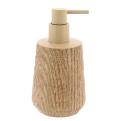 TENDANCE Accessori Bagno-Set di accessori per il bagno effetto legno Scandi
