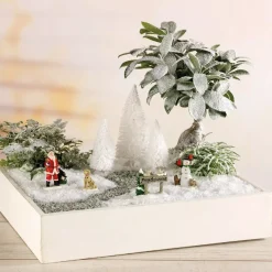KAEMINGK Personaggi E Accessori Per Villaggio-Set di 9 alberi per la creazione di un villaggio