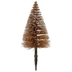 FEERIC LIGHTS Addobbi Natalizi-Set di 4 alberi di Natale con pinza (H15 cm) Foresta incantata