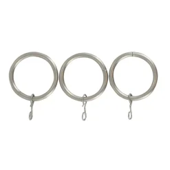 Set di 8 anelli (D20mm) Jim Argento opaco