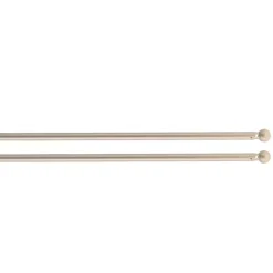 Set di 2 bachette regolabili rotonde (da L40 a 600 cm) Rona Oro