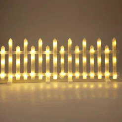 KOOPMAN Decorazioni E Oggetti Natalizi|Oggetti Decorativi E Illuminati-Set di 8 barriere luminose 192 LED (2,85 m x H25 cm) Incanto