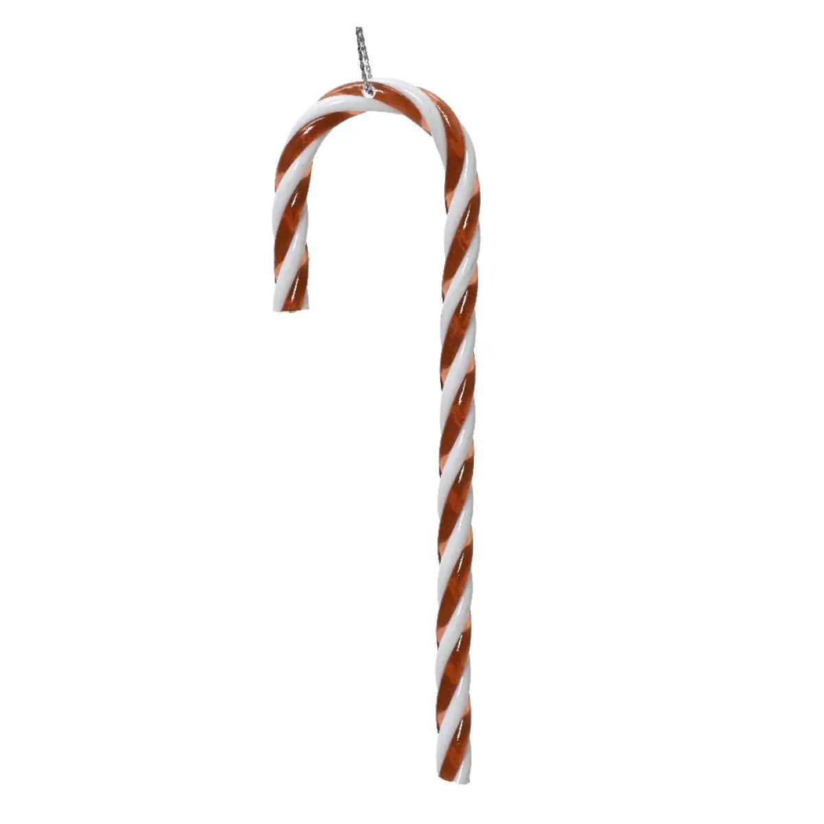 KAEMINGK Addobbi Natalizi-Set di 4 bastoncini di zucchero da appendere (H12 cm) Goloso Marrone