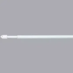 Set di 2 bastoni per tenda regolabili (60 a 80 cm) Bianco