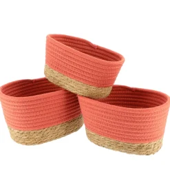 TENDANCE Accessori Bagno|Cesti E Scatole-Set di 3 cesti portaoggetti (13 cm) Timeless