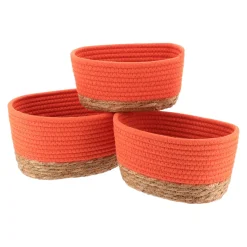 TENDANCE Accessori Bagno|Cesti E Scatole-Set di 3 cesti portaoggetti (H13 cm) Timeless