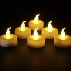 Feeric Lights & Christmas Candele Natalizie-Set di 6 lumini decorativi LED Elyo
