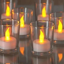 Feeric Lights & Christmas Candele Natalizie-Set di 6 lumini decorativi LED Elyo