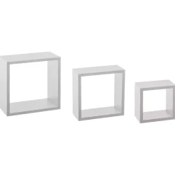 ATMOSPHERA Mensole-Set di 3 mensole Cube Modello piccolo