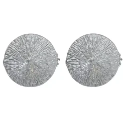 Set di 2 mollette fermatenda Archi Cromato