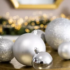 EMINZA Palline Di Natale-Set di 20 palline di Natale assortite New Alpine