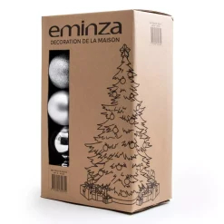 EMINZA Palline Di Natale-Set di 20 palline di Natale assortite New Alpine