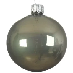 KAEMINGK Palline Di Natale-Set di 6 palline di Natale di vetro (D80 mm) Arctique brillanti