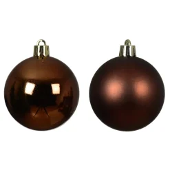 KAEMINGK Palline Di Natale-Set di 30 palline di Natale (D60 mm) Aravis Marrone
