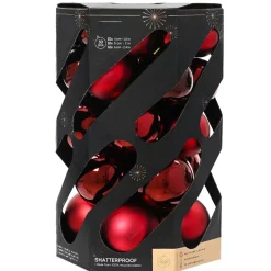 EMINZA Palline Di Natale-Set di 30 palline di Natale (D60 mm) Aravis