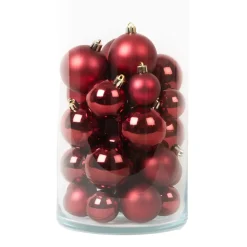EMINZA Palline Di Natale-Set di 30 palline di Natale (D60 mm) Aravis