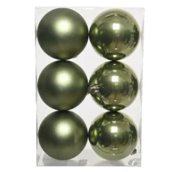 KAEMINGK Palline Di Natale-Set di 6 palline di Natale (D80 mm) Aravis
