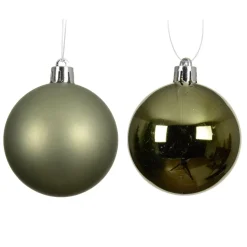 KAEMINGK Palline Di Natale-Set di 6 palline di Natale (D80 mm) Aravis