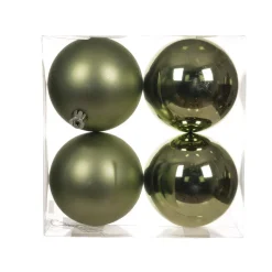 KAEMINGK Palline Di Natale-Set di 4 palline di Natale (D100 mm) Aravis