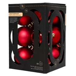 KAEMINGK Palline Di Natale-Set di 12 palline di Natale (D60 mm) Aravis