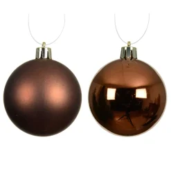 KAEMINGK Palline Di Natale-Set di 16 palline di Natale (D40 mm) Aravis Marrone