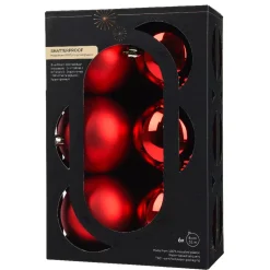 KAEMINGK Palline Di Natale-Set di 6 palline di Natale (D80 mm) Aravis