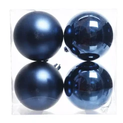 KAEMINGK Palline Di Natale-Set di 4 palline di Natale (D100 mm) Aravis
