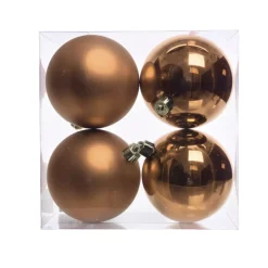 KAEMINGK Palline Di Natale-Set di 4 palline di Natale (D100 mm) Aravis