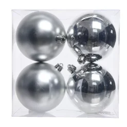 KAEMINGK Palline Di Natale-Set di 4 palline di Natale (D100 mm) Aravis