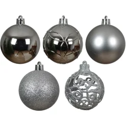 EMINZA Palline Di Natale-Set di 35 palline di Natale (D60 mm) Aravis
