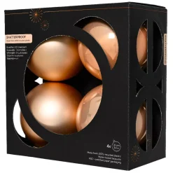 KAEMINGK Palline Di Natale-Set di 4 palline di Natale (D100 mm) Aravis Pesca