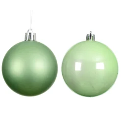 KAEMINGK Palline Di Natale-Set di 16 palline di Natale (D40 mm) Aravis Verde tè matcha