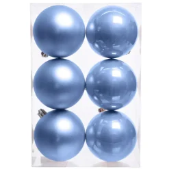 KAEMINGK Palline Di Natale-Set di 6 palline di Natale (D80 mm) Aravis