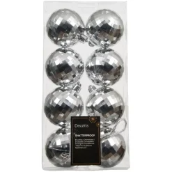KAEMINGK Palline Di Natale-Set di 8 palline di Natale (D60 mm) Disco