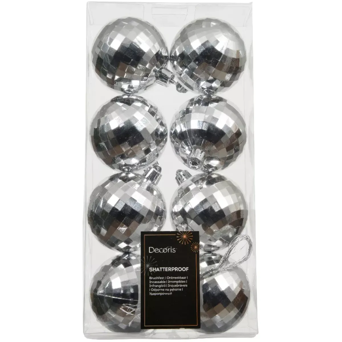 KAEMINGK Palline Di Natale-Set di 8 palline di Natale (D60 mm) Disco