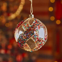 KAEMINGK Palline Di Natale-Set di 12 palline di Natale (D80 mm) Festive Multicolori