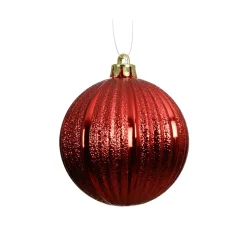 KAEMINGK Palline Di Natale-Set di 6 Palline di Natale (D80 mm) Glitter
