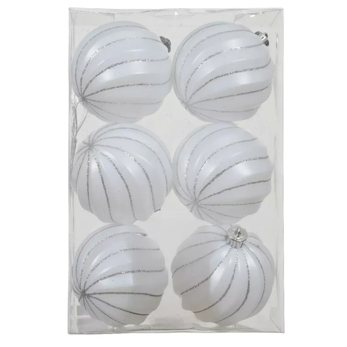KAEMINGK Palline Di Natale-Set di 6 palline di Natale (D80 mm) Glam chic
