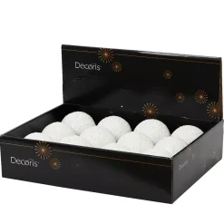 KAEMINGK Palline Di Natale-Set di 12 palline di Natale (D80 mm) Glitter