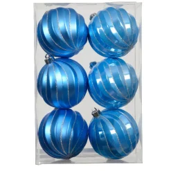 KAEMINGK Palline Di Natale-Set di 6 palline di Natale (D80 mm) Glam chic