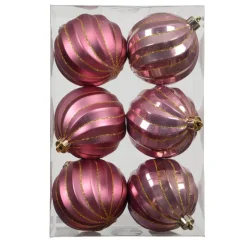 KAEMINGK Palline Di Natale-Set di 6 palline di Natale (D80 mm) Glam chic